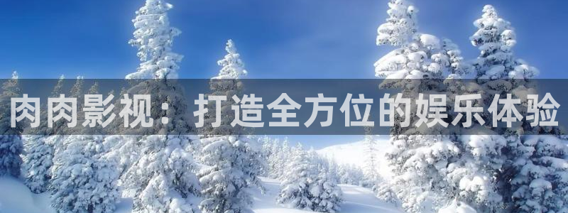 新视觉影院不卡：肉肉影视：打造全方位的娱乐体验